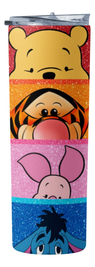 Termo Botella Térmica Winnie De Pooh Y Piglet Tigger Igor