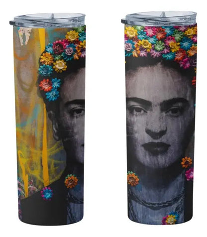 Termo Botella Térmica Frida Kahlo Mujer Mexicana Pintora