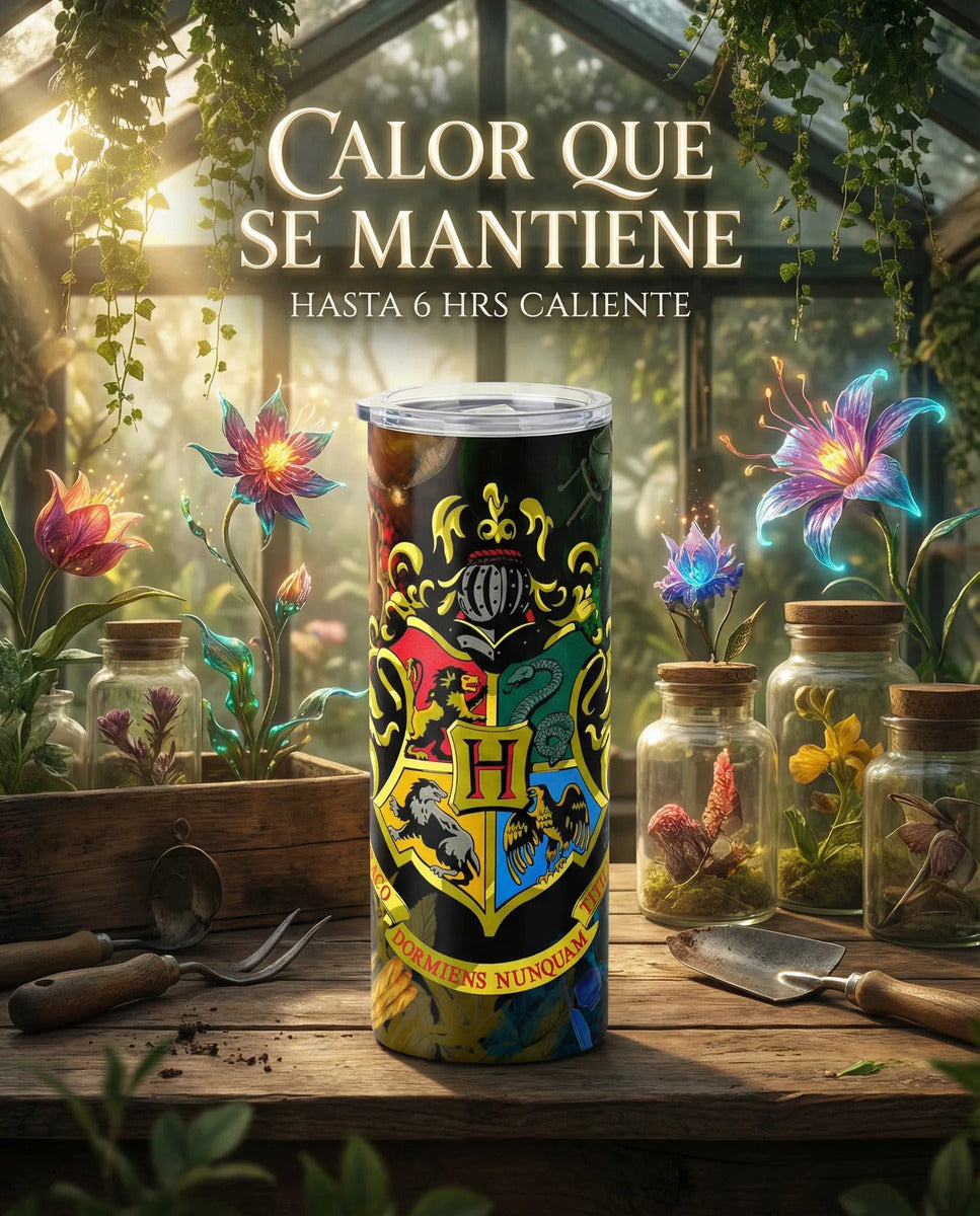Termo Botella Térmica Hogwarts Harry Potter Las Cuatro Casas