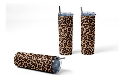 Termo Botella Térmica Acero Inoxidable Animal Print Leopard