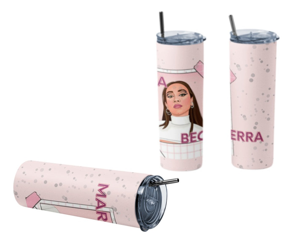 Termo Botella Térmica Maria Becerra Argentina Cantante