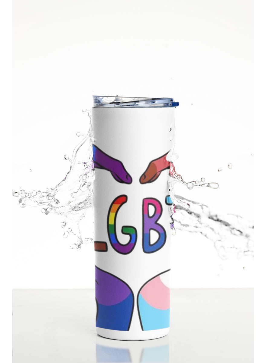 Termo Botella Térmica Orgullo Lgtb Arcoiris Bandera Lgbtiq