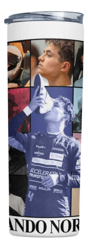 Termo Botella Térmica F1 Auto Lando Norris Formula 1 Carrera