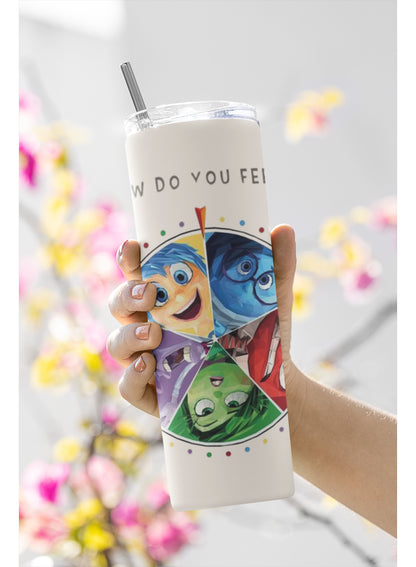 Termo Botella Térmica Inside Out Alegría Tristeza Furia Peli