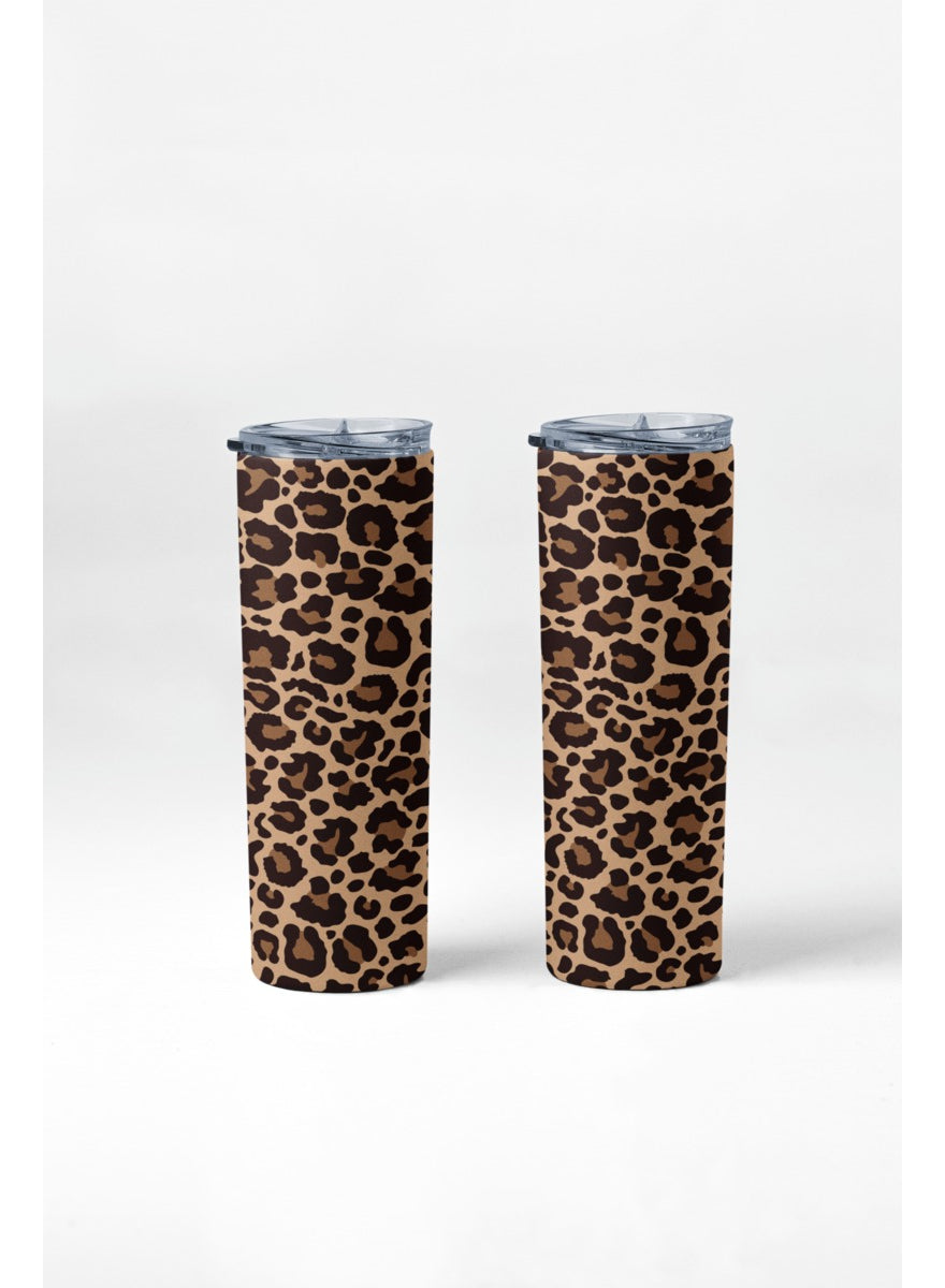 Termo Botella Térmica Acero Inoxidable Animal Print Leopard