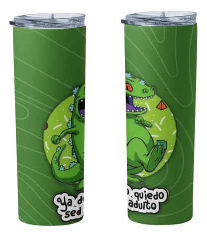 Termo Botella Térmica Rugrats Dinosaurio Reptar Dibujo