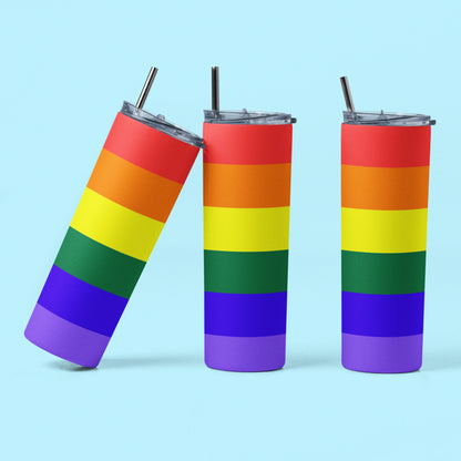 Termo Botella Térmica Orgullo Pride Lgtb Arcoiris Bandera