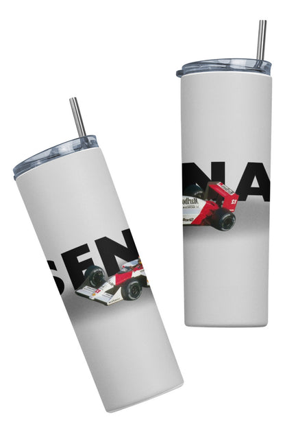 Termo Botella Térmica F1 Auto Ayrton Senna Carrera Formula 1