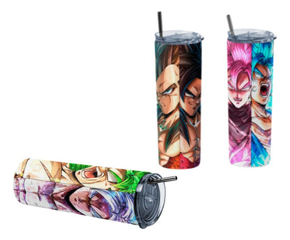 Termo Botella Térmica 600 Ml Goku Fases Dragon Ball Anime