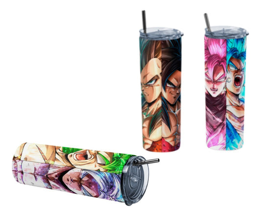 Termo Botella Térmica 600 Ml Goku Fases Dragon Ball Anime