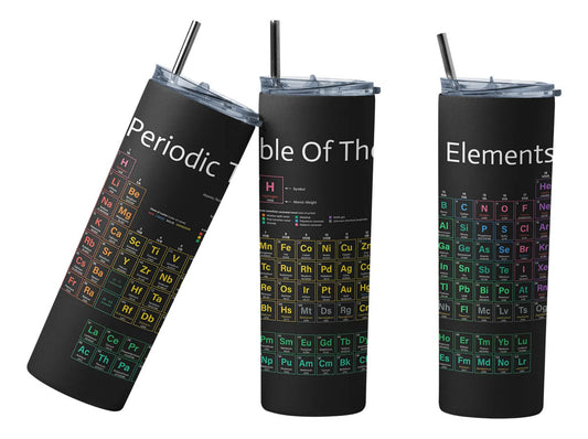 Termo Botella Térmica Mug Tabla Periodica Quimica Ho