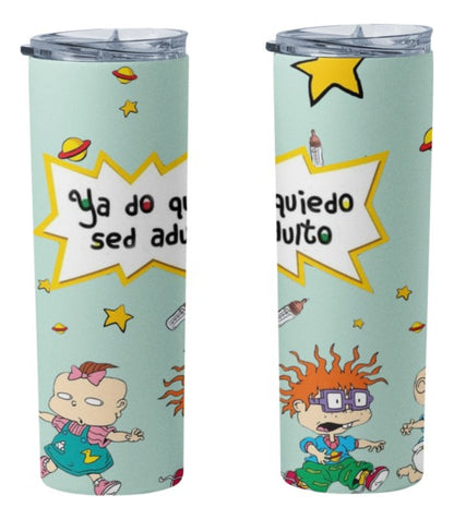 Termo Botella Térmica Rugrats Ya Do Quiedo Sed Adulto