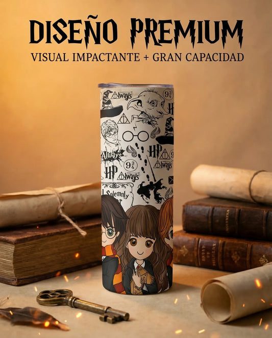 Termo Botella Térmica Harry Potter, Hermione Ron