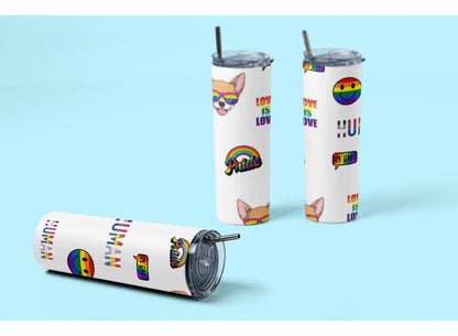Termo Botella Térmica Orgullo Lgtb Arcoiris Bandera