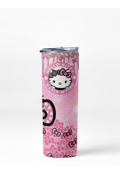 Termo Botella Térmica Tumbler Hello Kitty Rosa