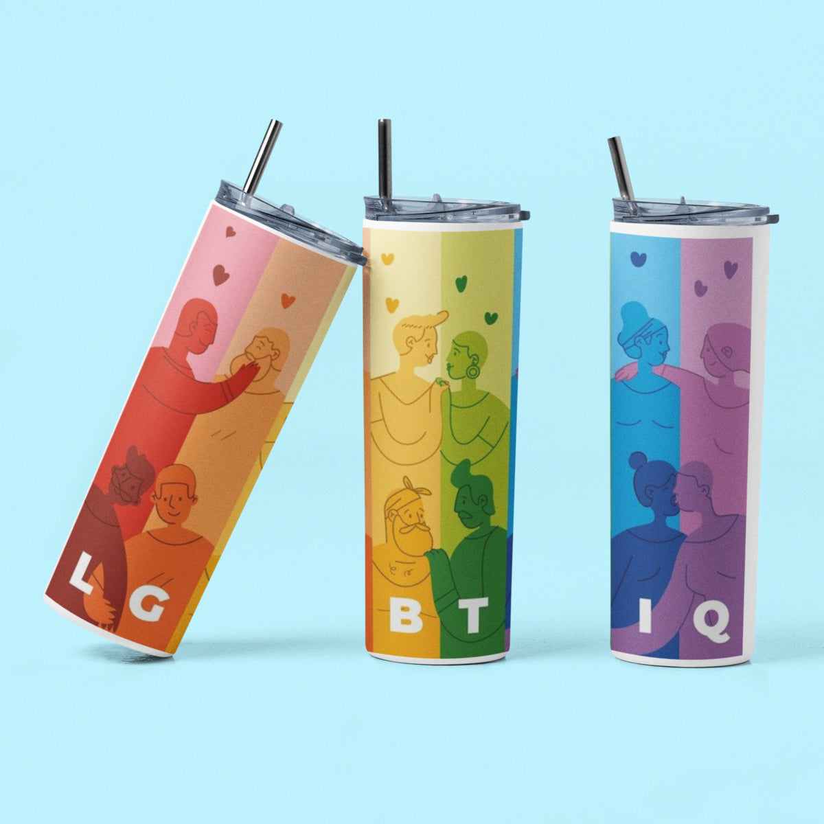 Termo Botella Térmica Orgullo Pride Lgtb Arcoiris