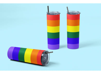 Termo Botella Térmica Orgullo Pride Lgtb Arcoiris Bandera