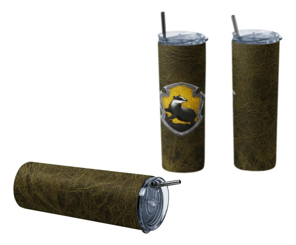 Termo Botella Térmica Harry Potter Hogwarts Hufflepuff Tejón