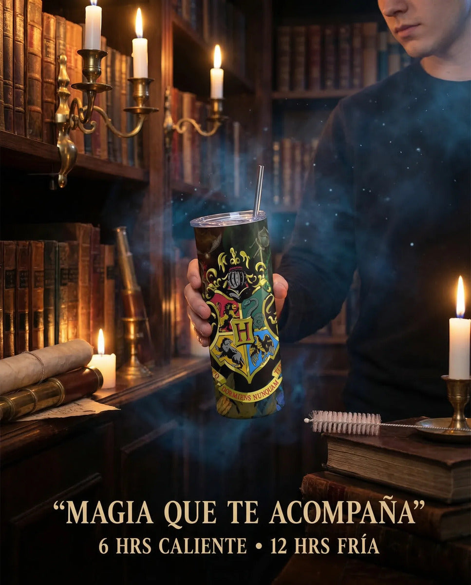Termo Botella Térmica Hogwarts Harry Potter Las Cuatro Casas