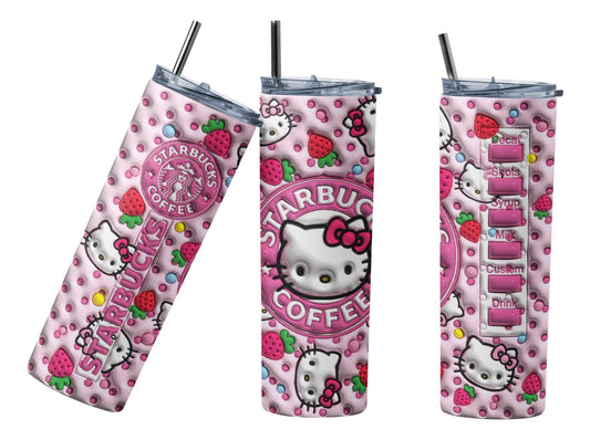 Termo Botella Térmica Tumbler Hello Kitty Coffee