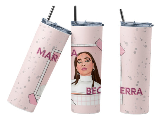 Termo Botella Térmica Maria Becerra Argentina Cantante