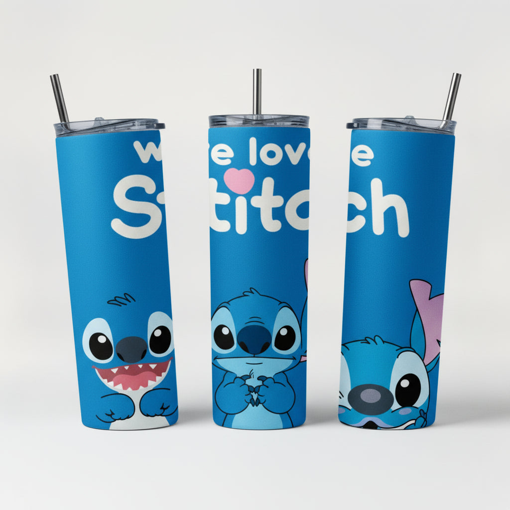 Termo Botella Agua Terminca Acero Inoxidable Stitch We Love