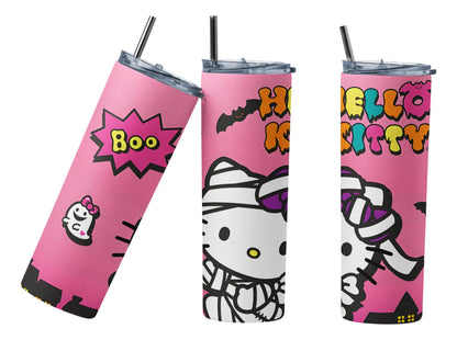 Termo Botella Térmica Tumbler Hello Kitty Fantasma Boo