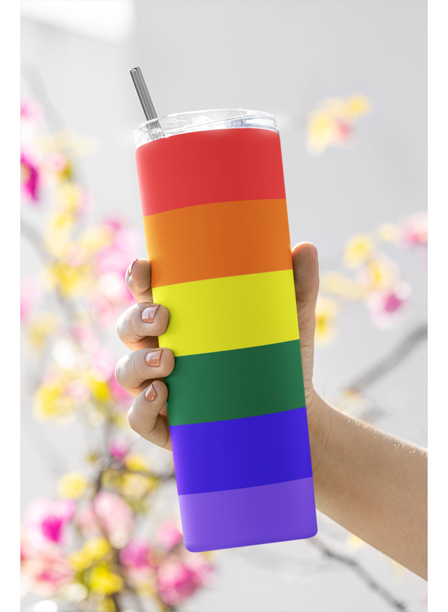 Termo Botella Térmica Orgullo Pride Lgtb Arcoiris Bandera