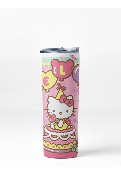 Termo Botella Térmica Tumbler Hello Kitty Happy Birthday