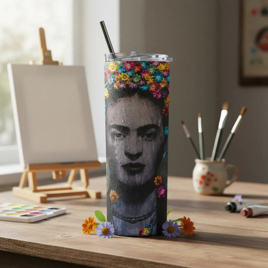 Termo Botella Térmica Frida Kahlo Mujer Mexicana Pintora