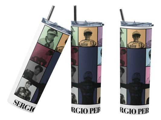 Termo Botella Térmica F1 Mug Sergio Pérez A Carrera Formula1