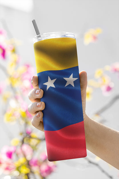Termo Botella Térmica Bandera Venezuela Mug Tumble