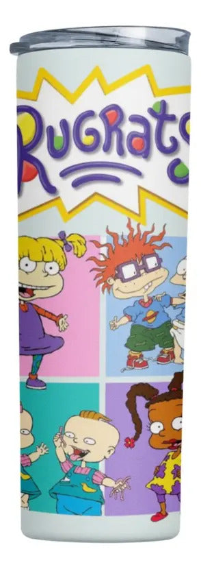 Termo Botella Térmica Rugrats Dibujos Animados Infantil