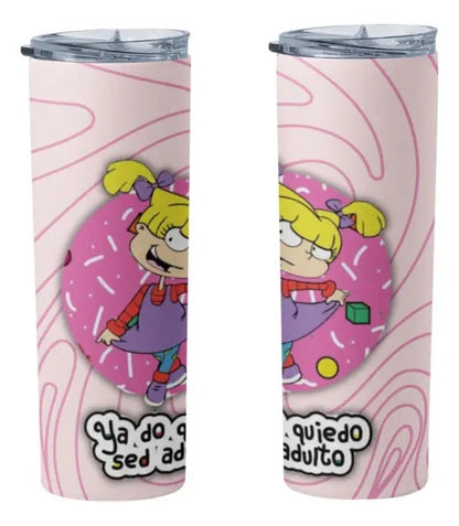 Termo Botella Térmica Rugrats Infantil Angélica Pickles