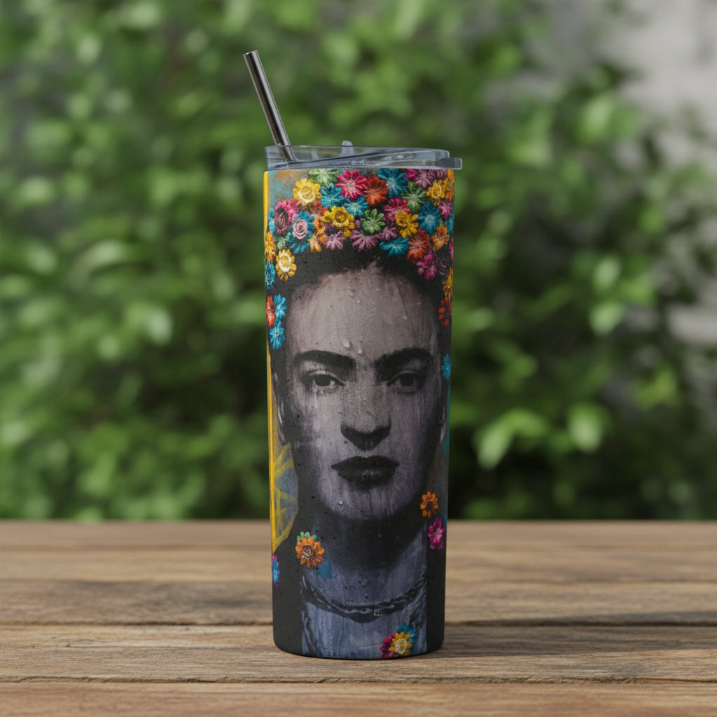 Termo Botella Térmica Frida Kahlo Mujer Mexicana Pintora