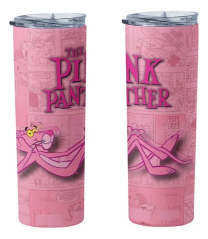 Termo Botella Térmica Pantera Rosa Cabeza Animacion