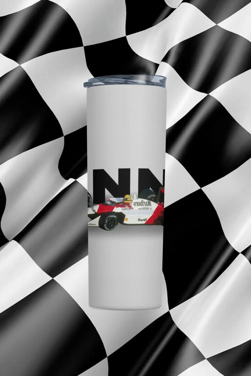 Termo Botella Térmica F1 Auto Ayrton Senna Carrera Formula 1