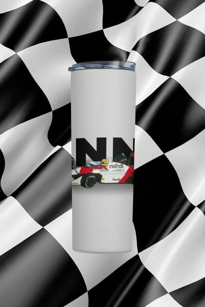 Termo Botella Térmica F1 Auto Ayrton Senna Carrera Formula 1