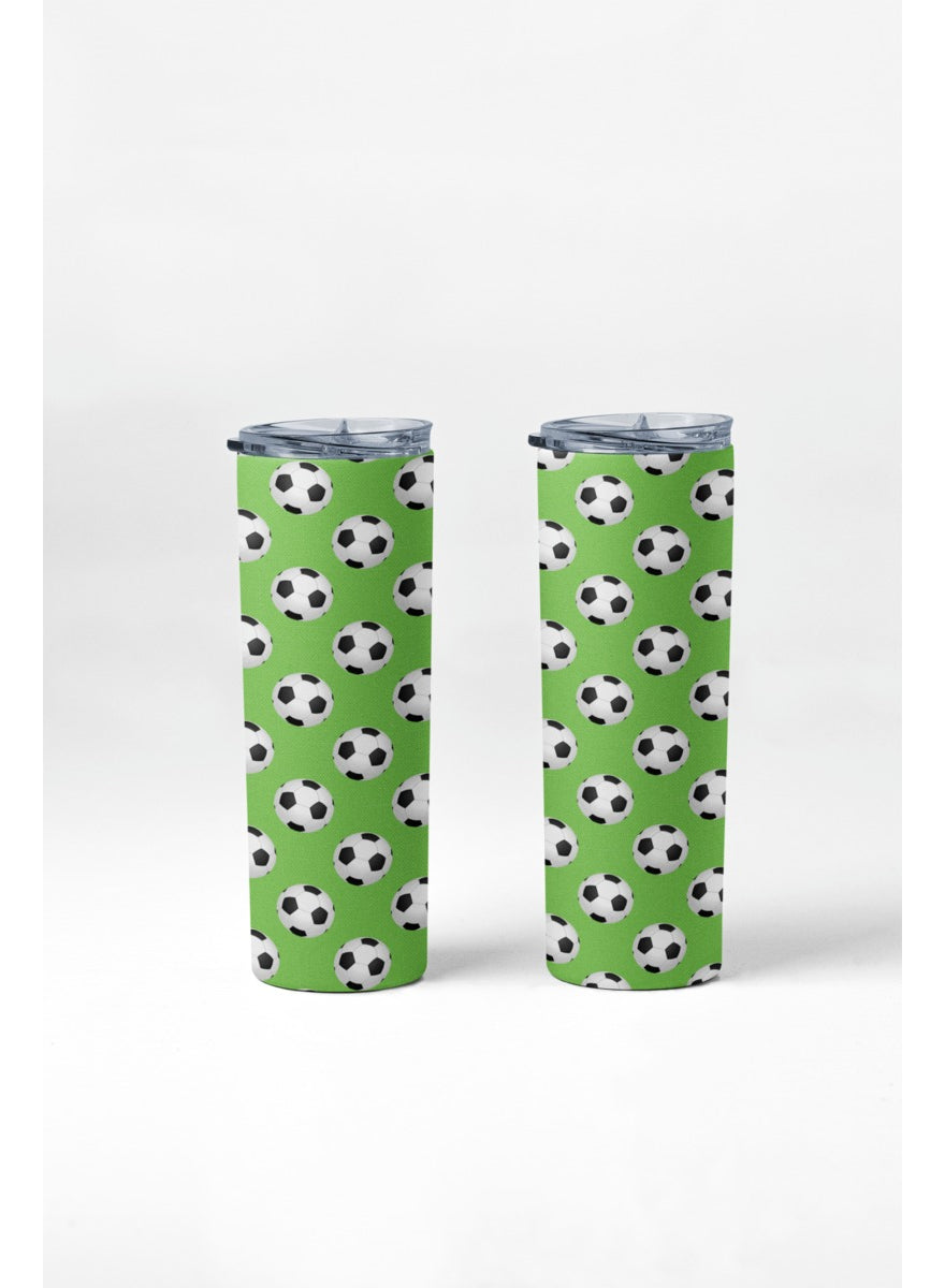 Termo Botella Térmica De Acero Inoxidable Futbol Pelota