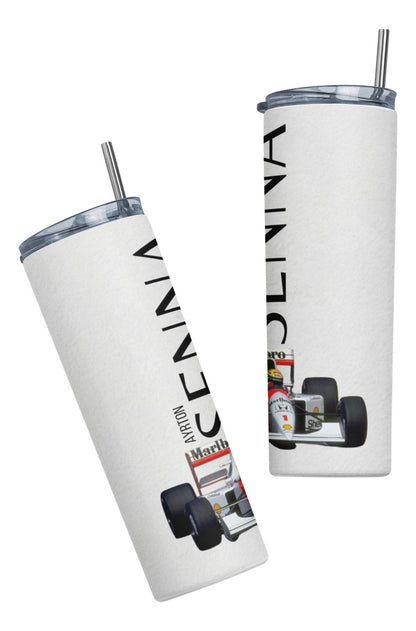 Termo Botella Térmica F1 Auto Ayrton Senna Carrera Formula 1