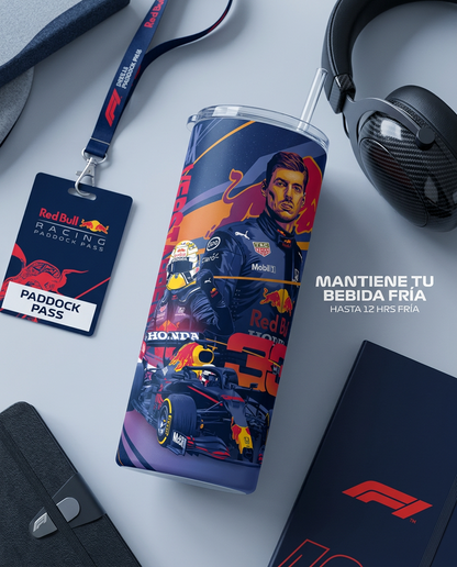 Termo Botella Térmica Formula 1 Auto Max Verstappen F1