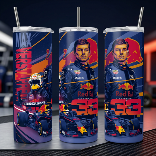 Termo Botella Térmica Formula 1 Auto Max Verstappen F1