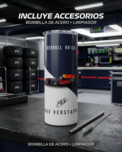 Termo Botella Térmica Red Bull Racing RB16 Max Verstappen F1 | Merch Fórmula 1