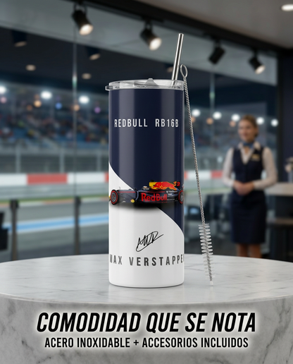 Termo Botella Térmica Red Bull Racing RB16 Max Verstappen F1 | Merch Fórmula 1