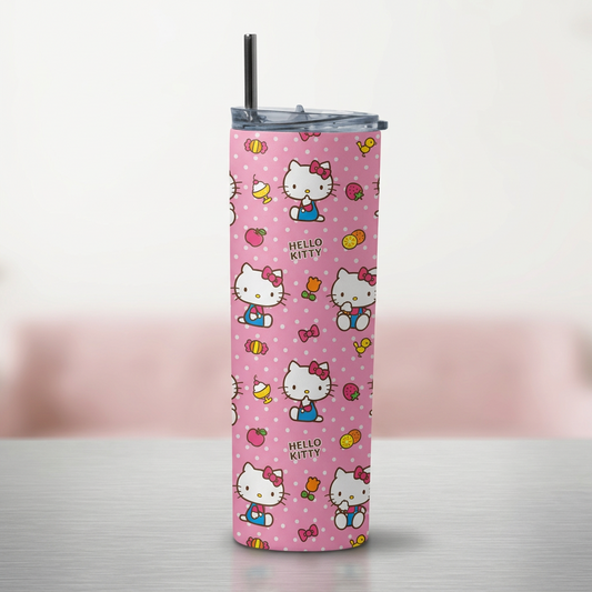 Termo Botella Térmica Tumbler Hello Kitty Collage