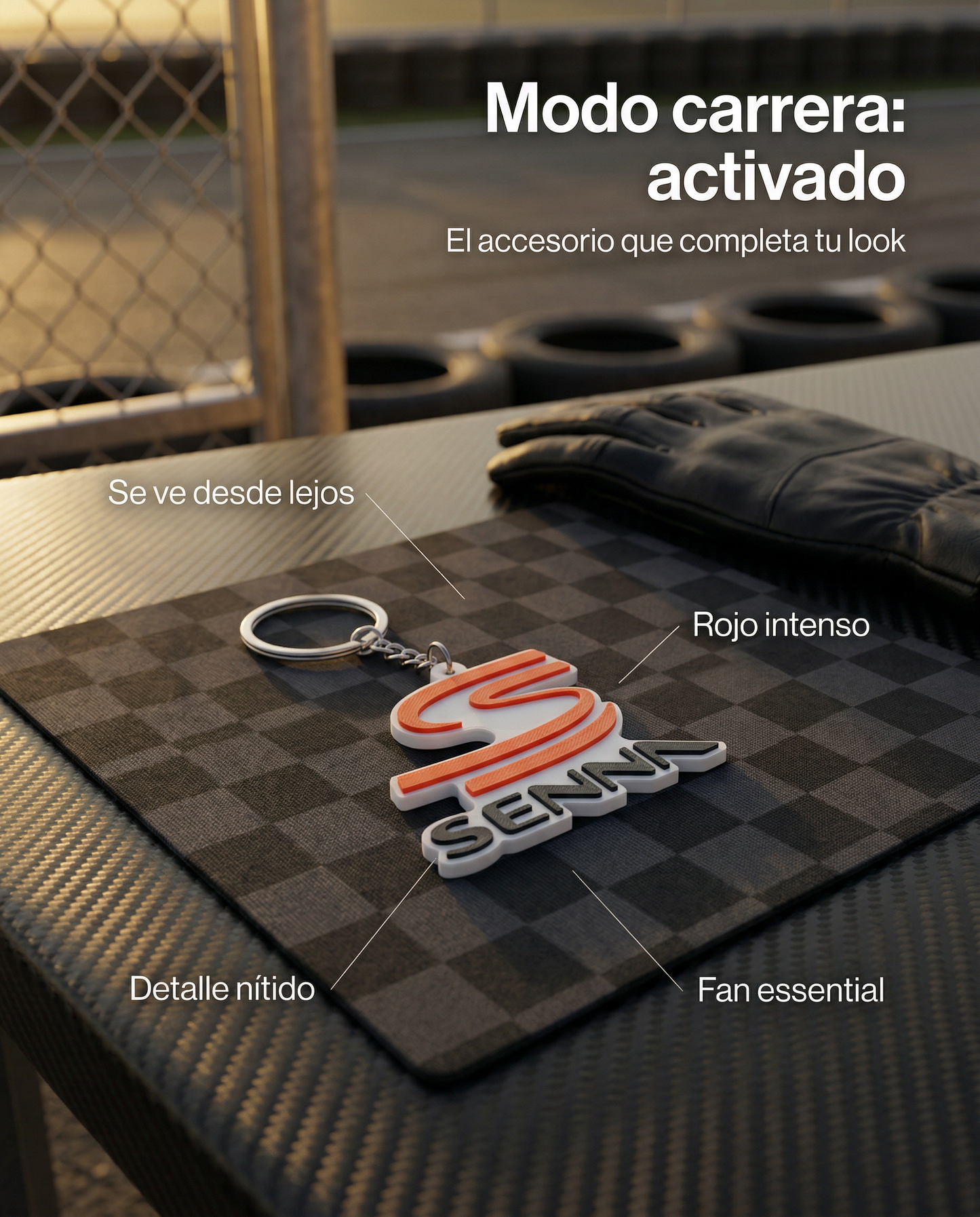 Llavero Ayrton Senna Piloto Fórmula 1 Fans Brasil F1