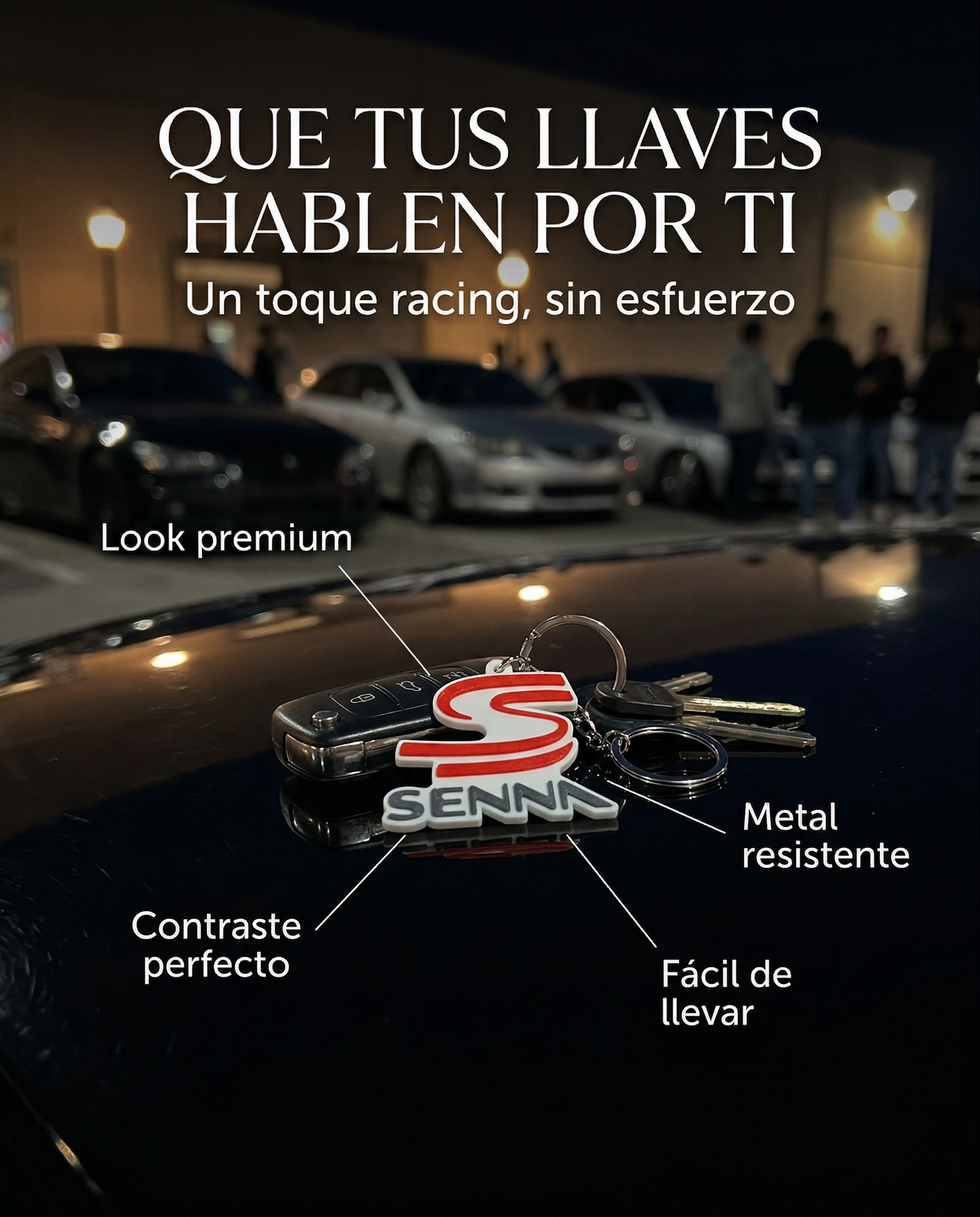 Llavero Ayrton Senna Piloto Fórmula 1 Fans Brasil F1