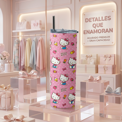 Termo Botella Térmica Tumbler Hello Kitty Collage
