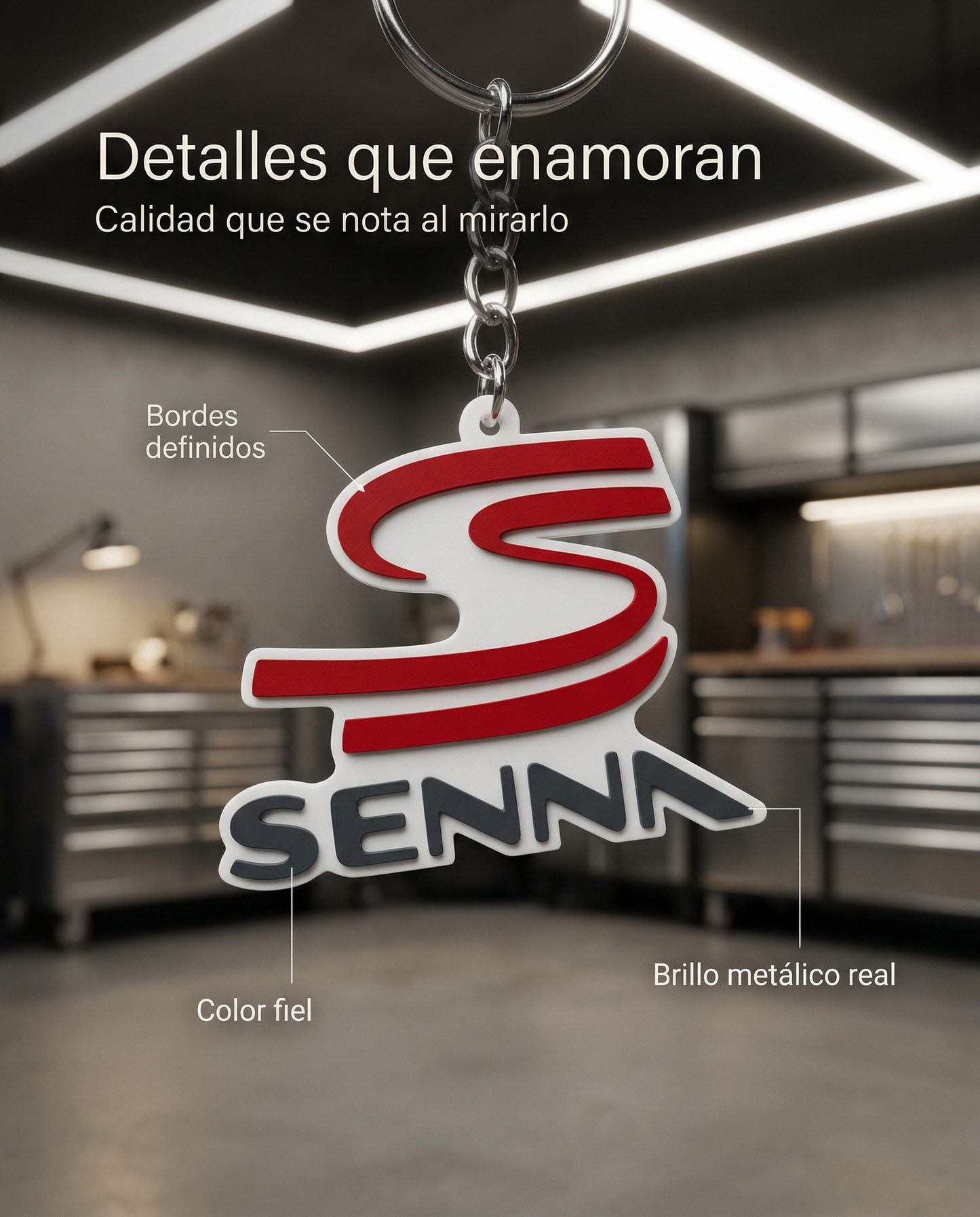 Llavero Ayrton Senna Piloto Fórmula 1 Fans Brasil F1