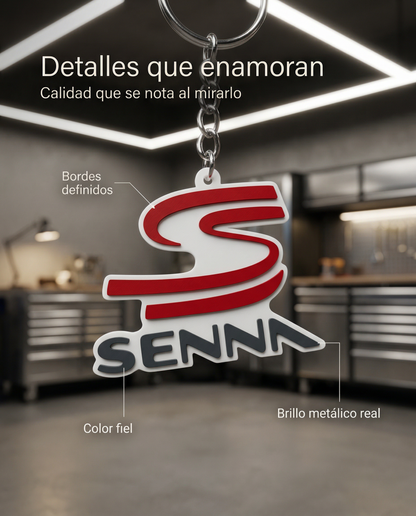 Llavero Ayrton Senna Piloto Fórmula 1 Fans Brasil F1